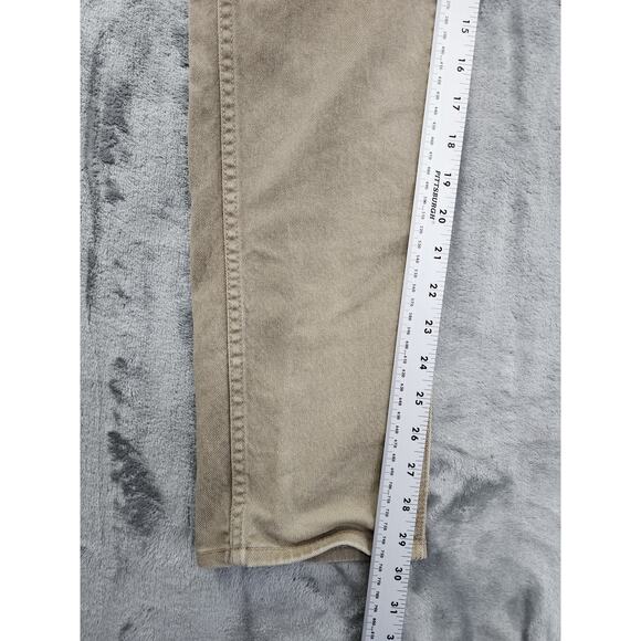 Volcom Stone Made Stretch Cotton Chino Pants Size 29 Tan Casual Straight Leg - Picture 12 of 15